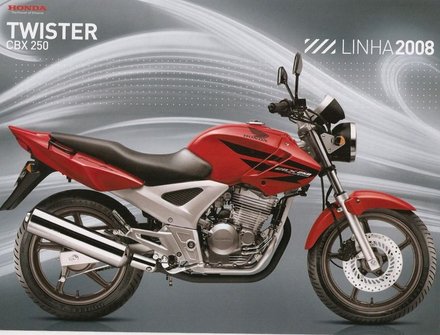 Kit Adesivos Moto Honda Twister Cbx 250 2008 Modelo Original